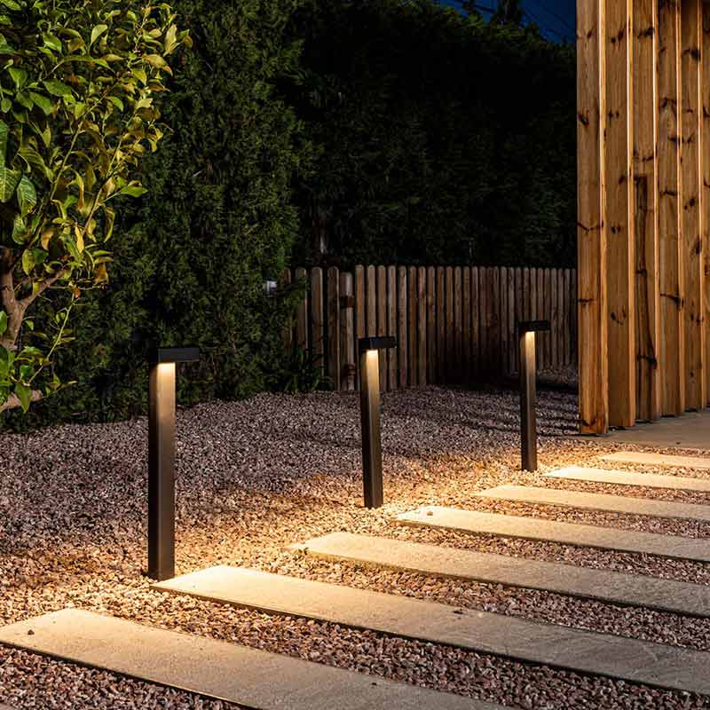 FARO BARCELONA BALIC LED COLOUR SELECTABLE OUTDOOR BOLLARD LIGHT ...